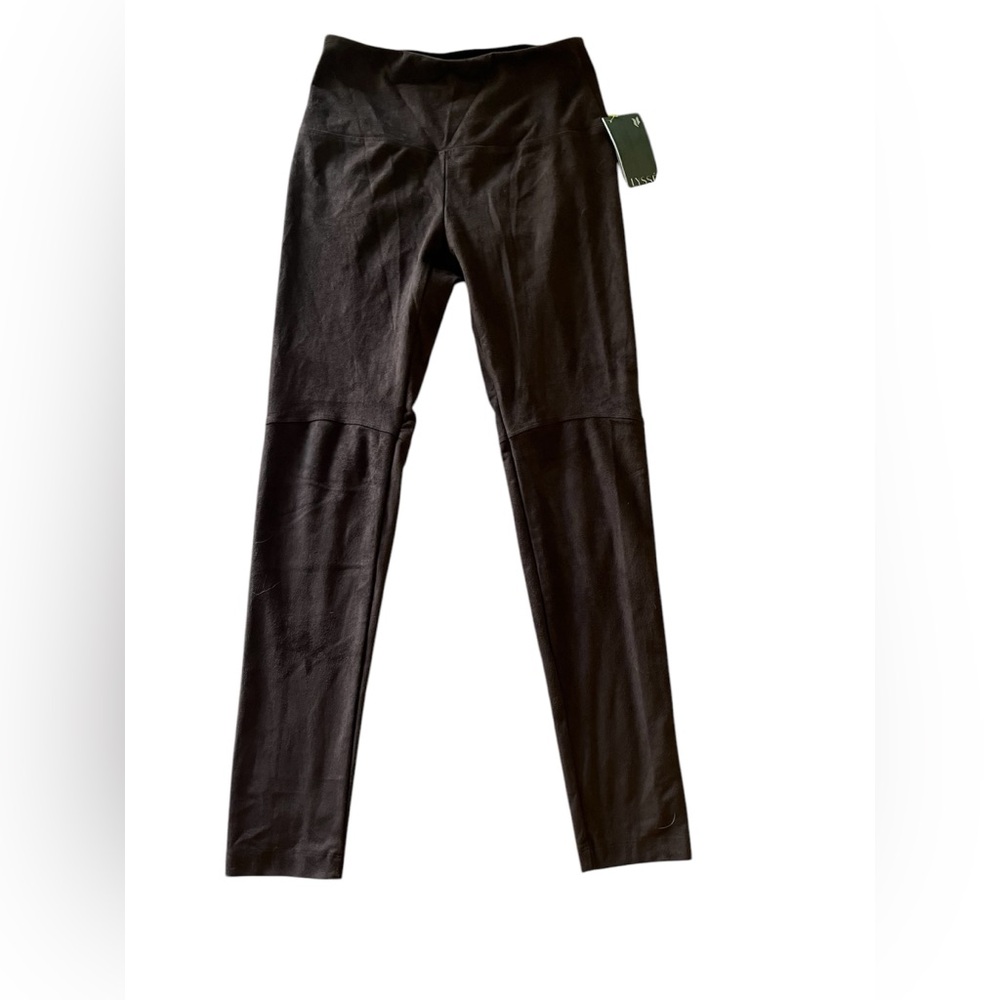Lysse sunnie faux sueded brown legging NWT small